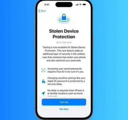 仁布苹果授权维修店分享被盗设备保护功能开启方法 