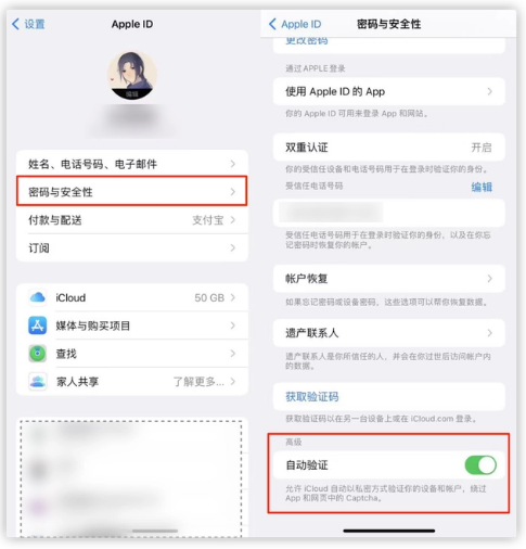 仁布苹果手机维修分享iOS 16 自动验证功能开启方法 