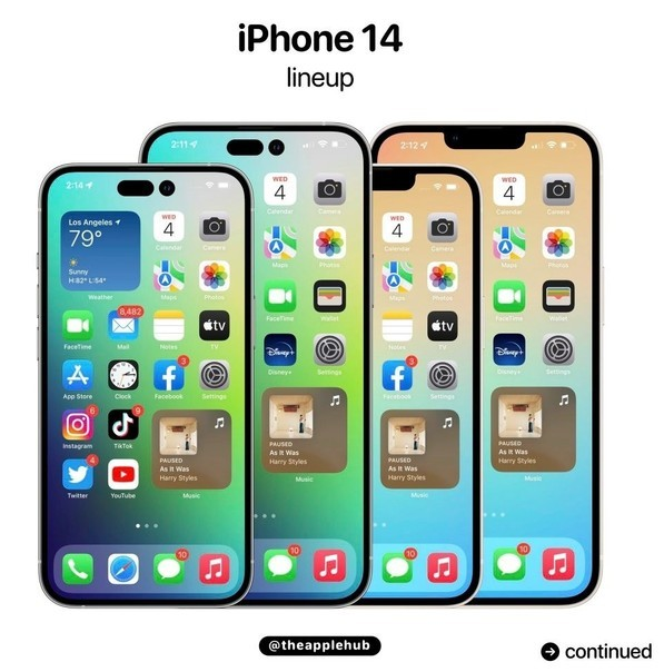 仁布苹果14维修分享iPhone 14全家福 